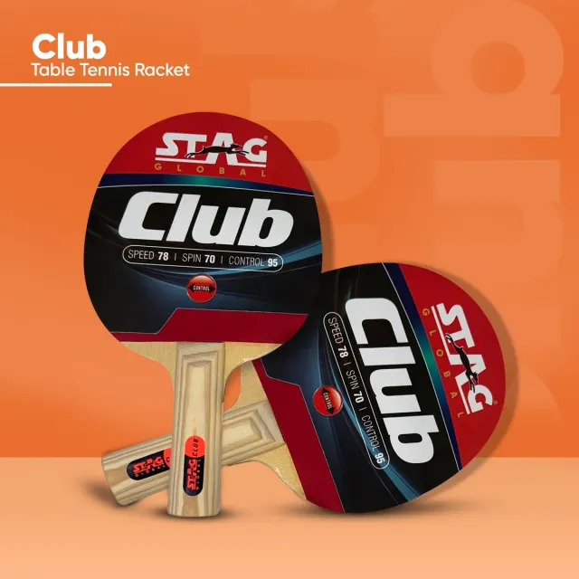 Club Table Tennis Racket – Stag