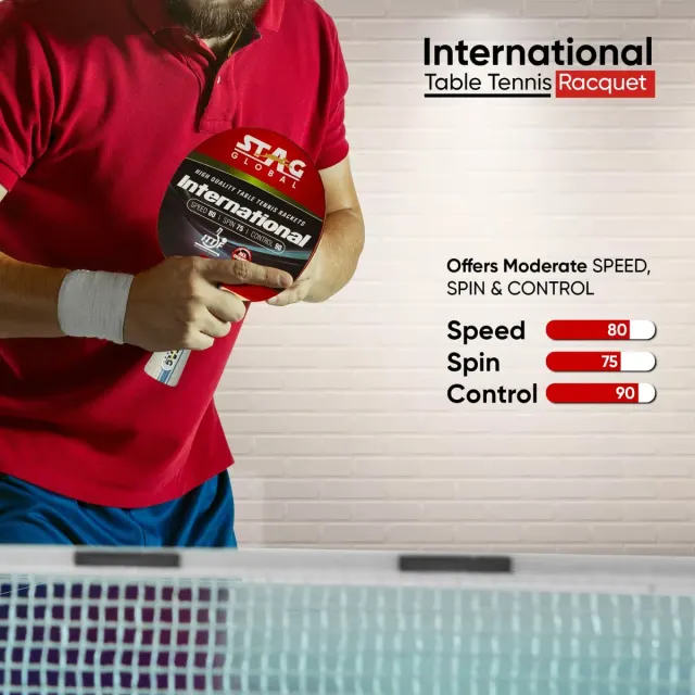 International Table Tennis Racket – Stag