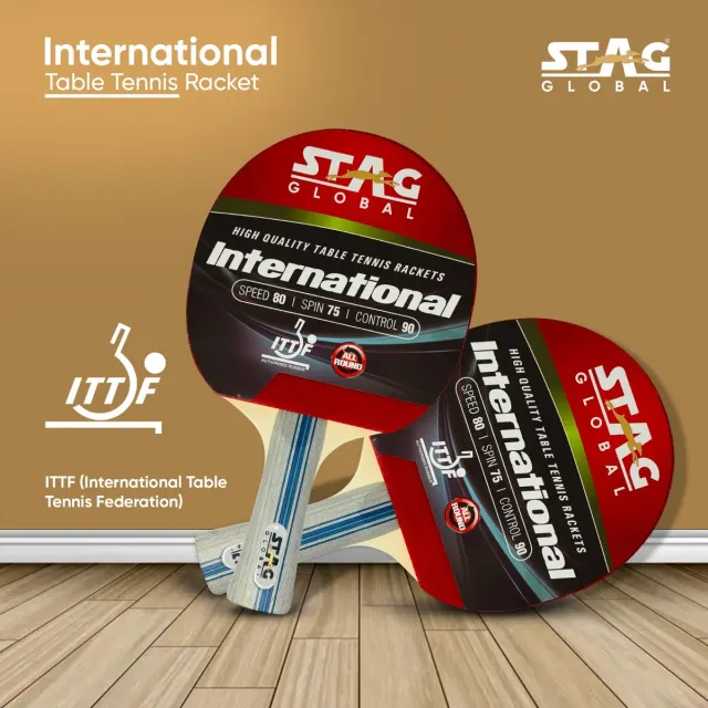 International Table Tennis Racket – Stag