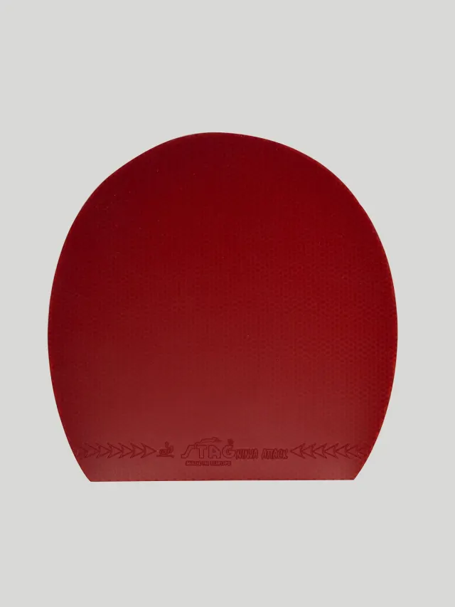 Ninja Attack Table Tennis Racket Rubber – Stag