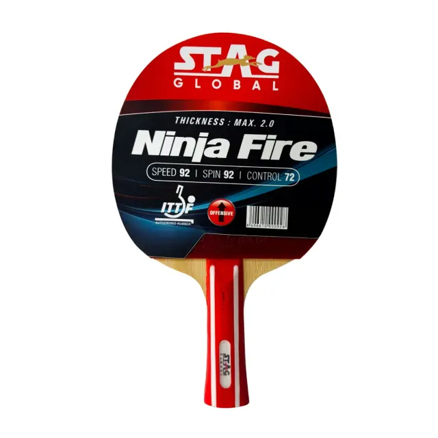 Ninja Fire Table Tennis Racket – Stag