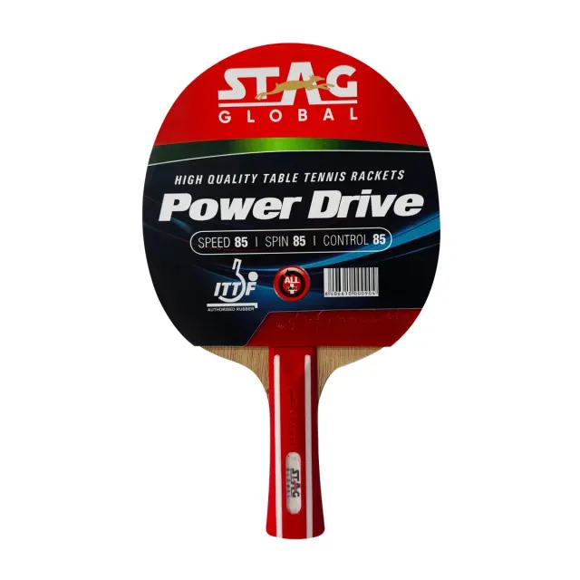 Power Drive Table Tennis Racket – Stag