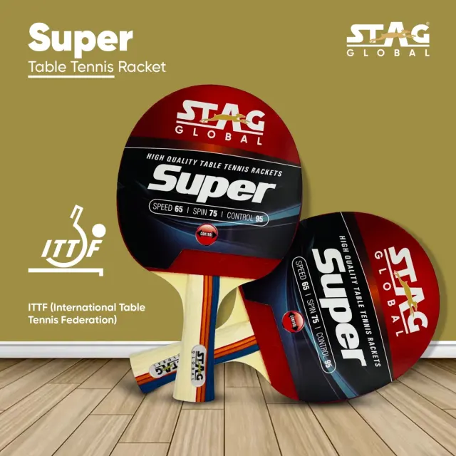 Super Table Tennis Racket – Stag