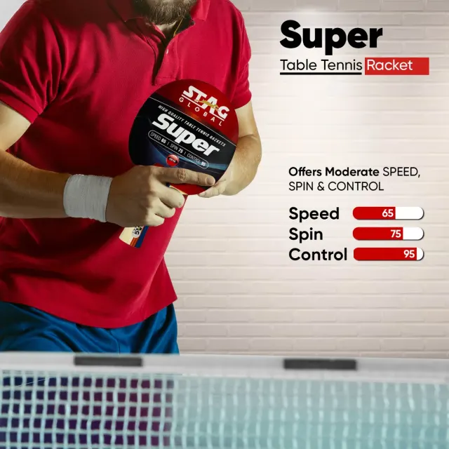 Super Table Tennis Racket – Stag