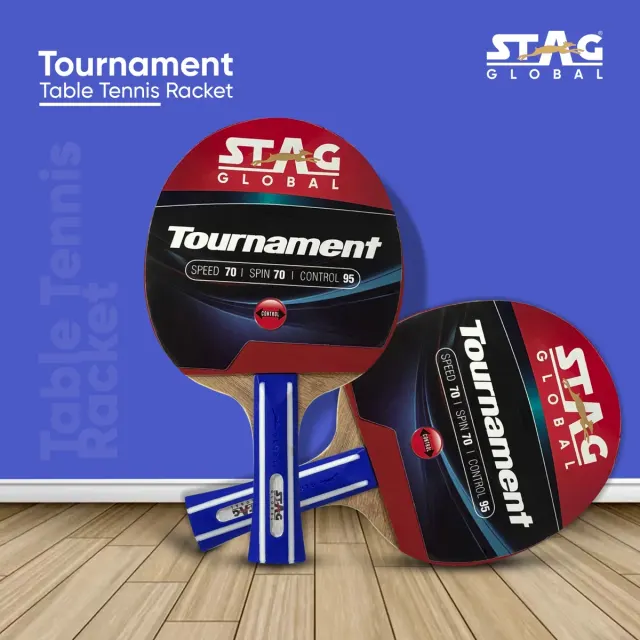 Tournament Table Tennis Racket – Stag